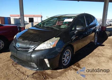 2012 Toyota Prius V Three from USA, damaged, VIN JTDZN3EU9C3047276